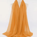 Women's Soft Crinkle Hijab - Tumeric