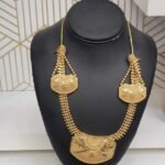 Beautiful Gold- Plated Necklace, Earrings & Ring
