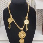 Gold-Plated Jewelry Set – Statement Bracelet, Necklace, Ring & Earrings