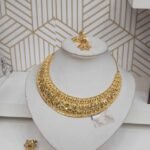 Beautiful Gold- Plated Necklace, Earrings & Ring