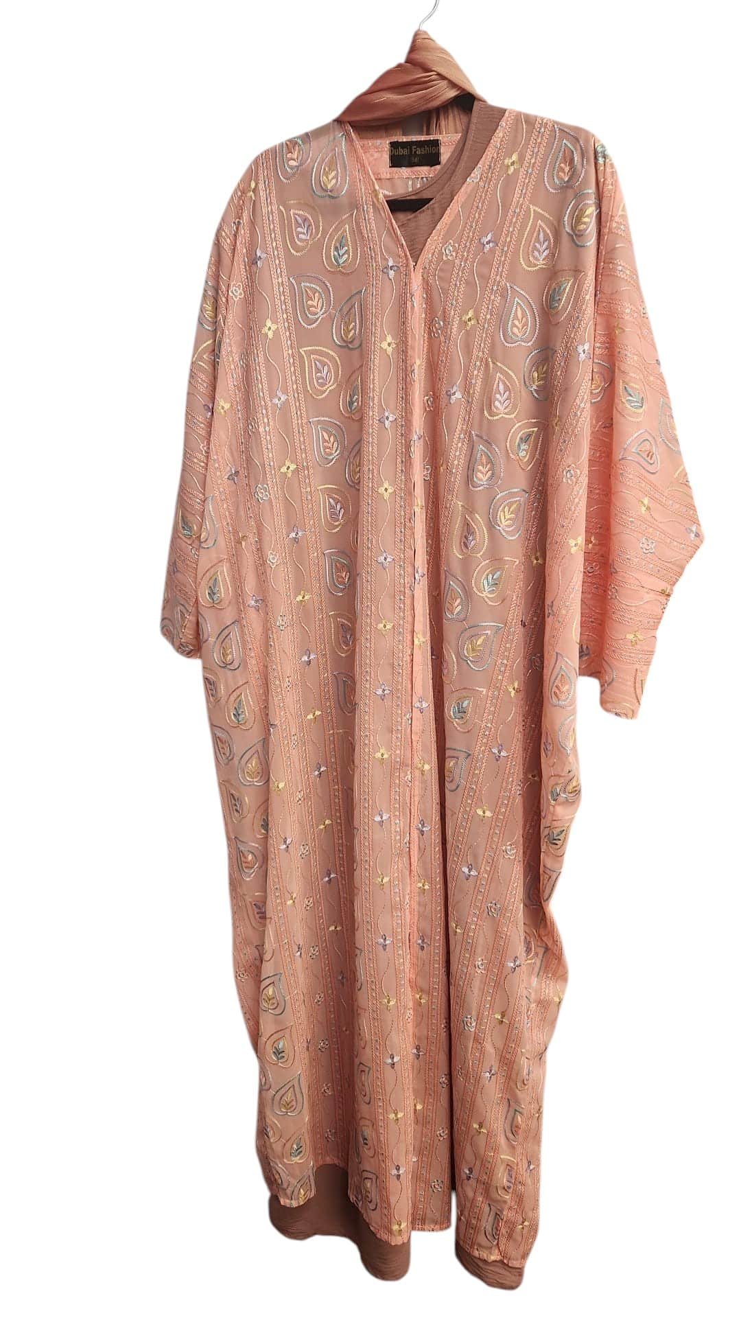 1 (1) Stylish abaya paired with a dress – size 58 - Image 1
