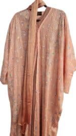 Stylish abaya paired with a dress – size 58 - Image 2